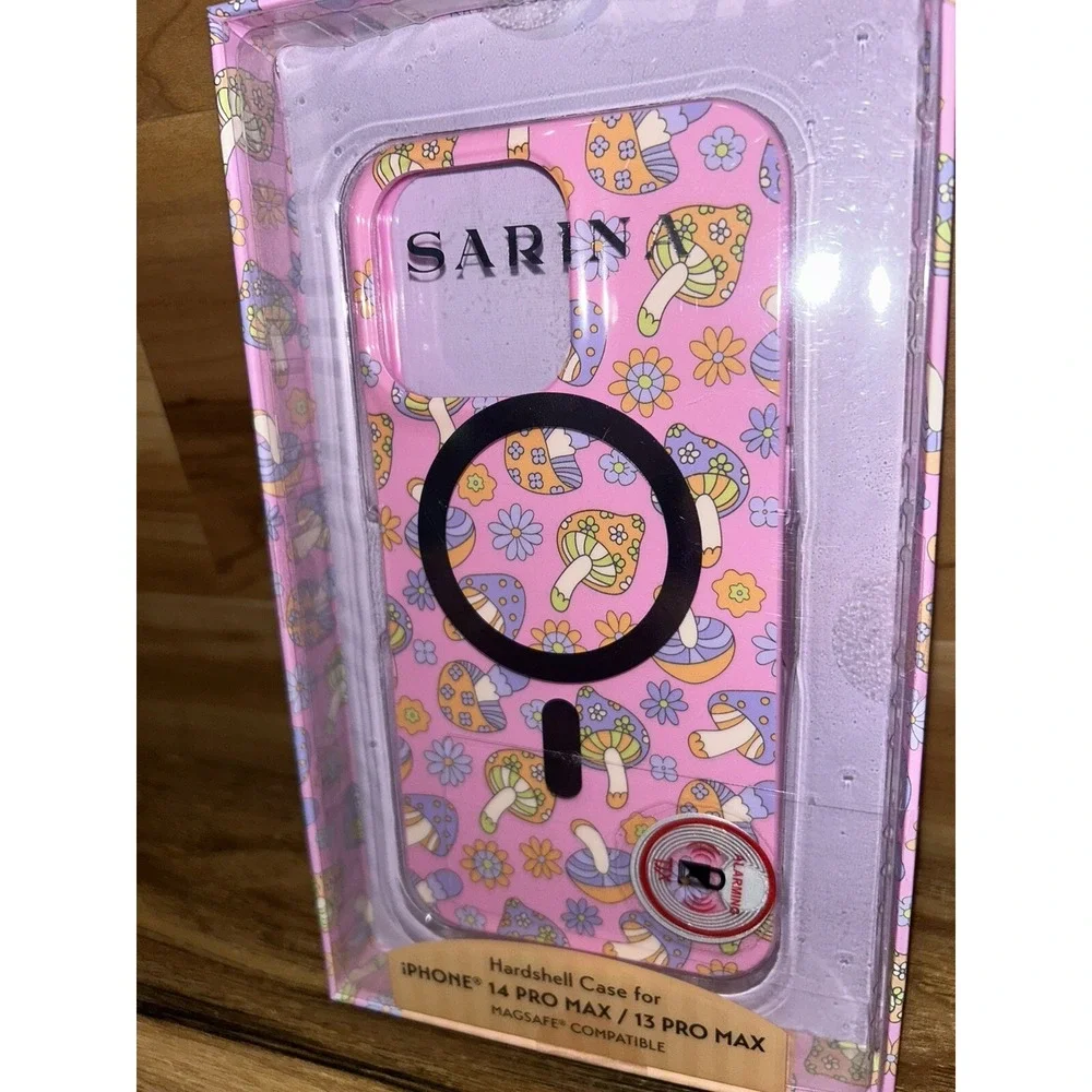 SARINA Hardshell iPhone 14 Pro Max/13 Pro‎ Max Mushroom Phone Case